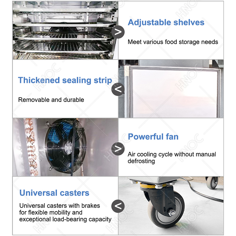 Congelador Comercial Industrial IQF Blast Frio Rápido Chiller Plasma Sorvete Bolinho Fruta Pizza Prato