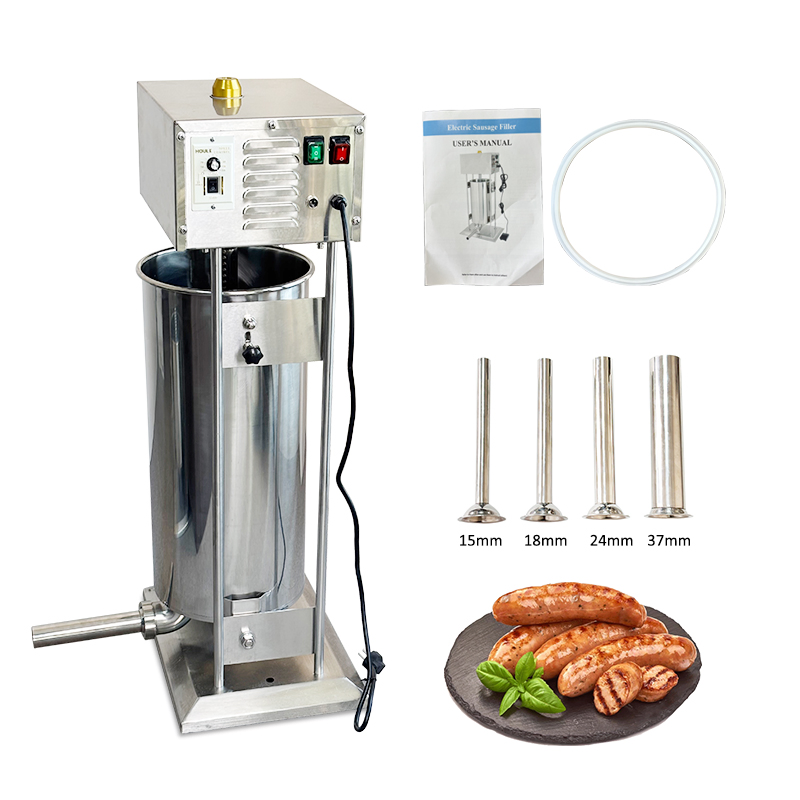 Máquina de Encher Salsichas em Aço Inoxidável com Capacidade de Processador de Alimentos
