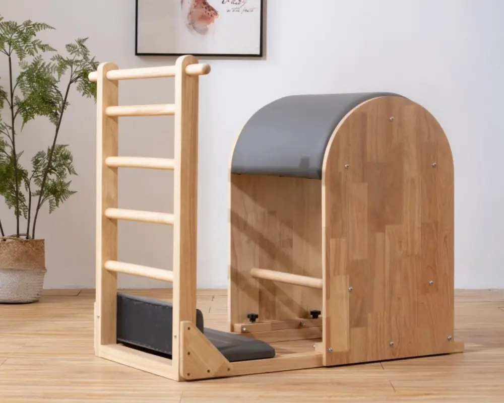 China Pilates Ladder Barrel-wooden base Supplier, Factory