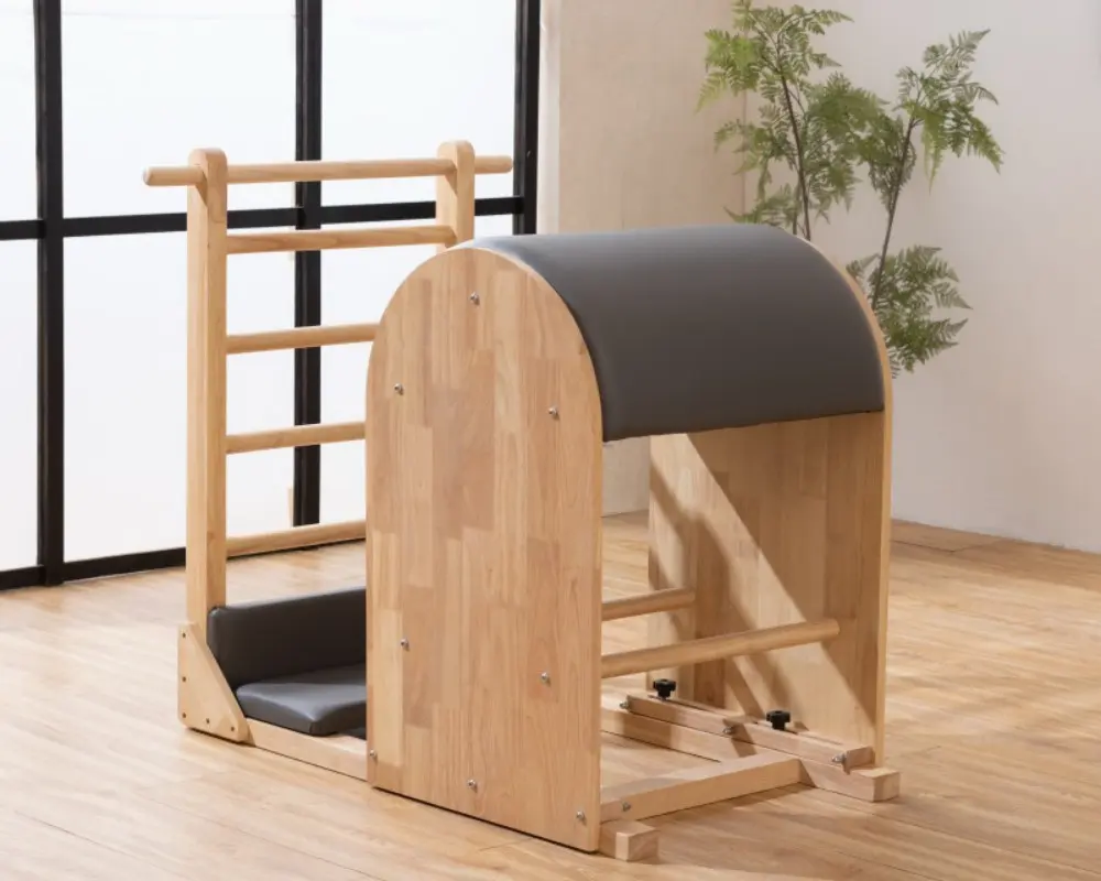 China Pilates Ladder Barrel-wooden base Supplier, Factory