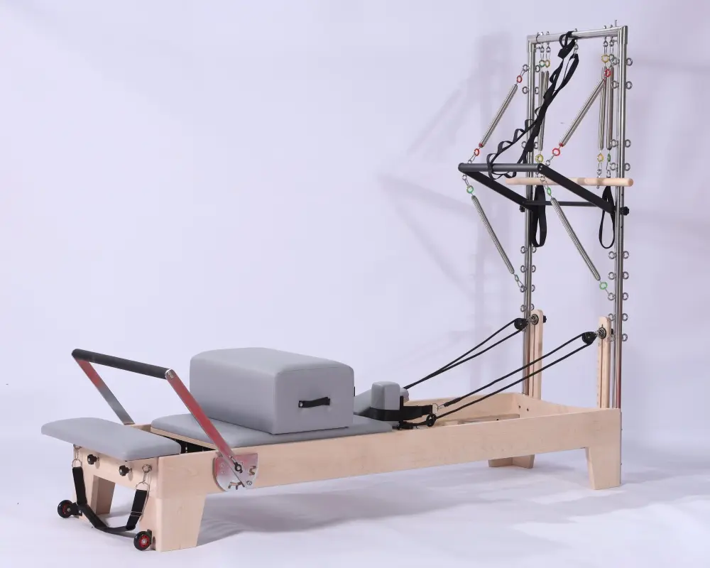 Wholesale Maple Pilates Reformer With Tower Manufacturers, Factory
