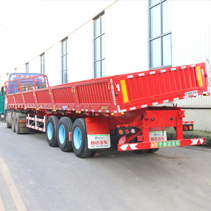 China Multi Functional Side Dump Semi Trailer Suppliers, SKD