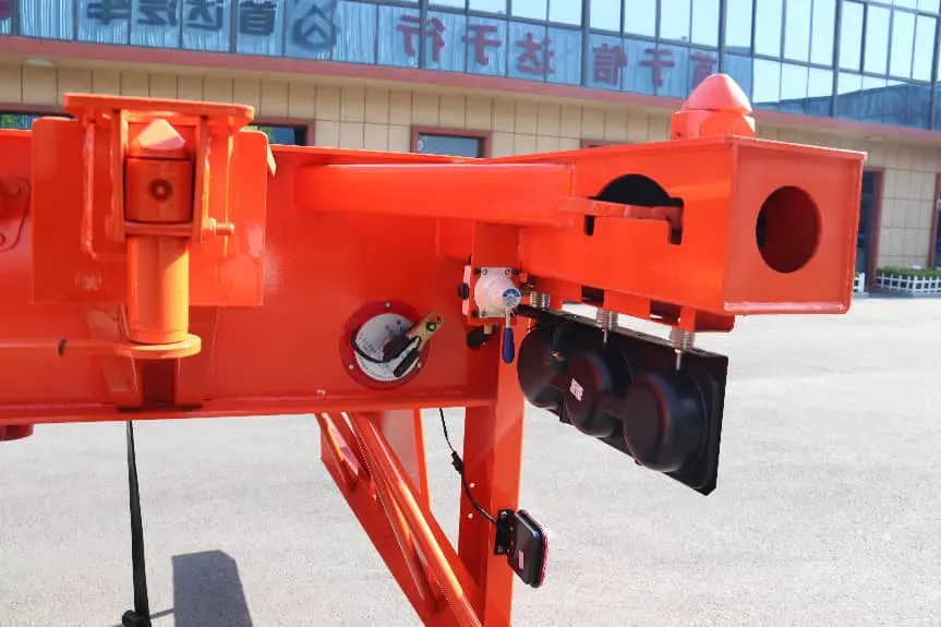 SHODAILER Heavy-Duty Skeletal Semi-Trailer High Load Capacity for Container Transportation