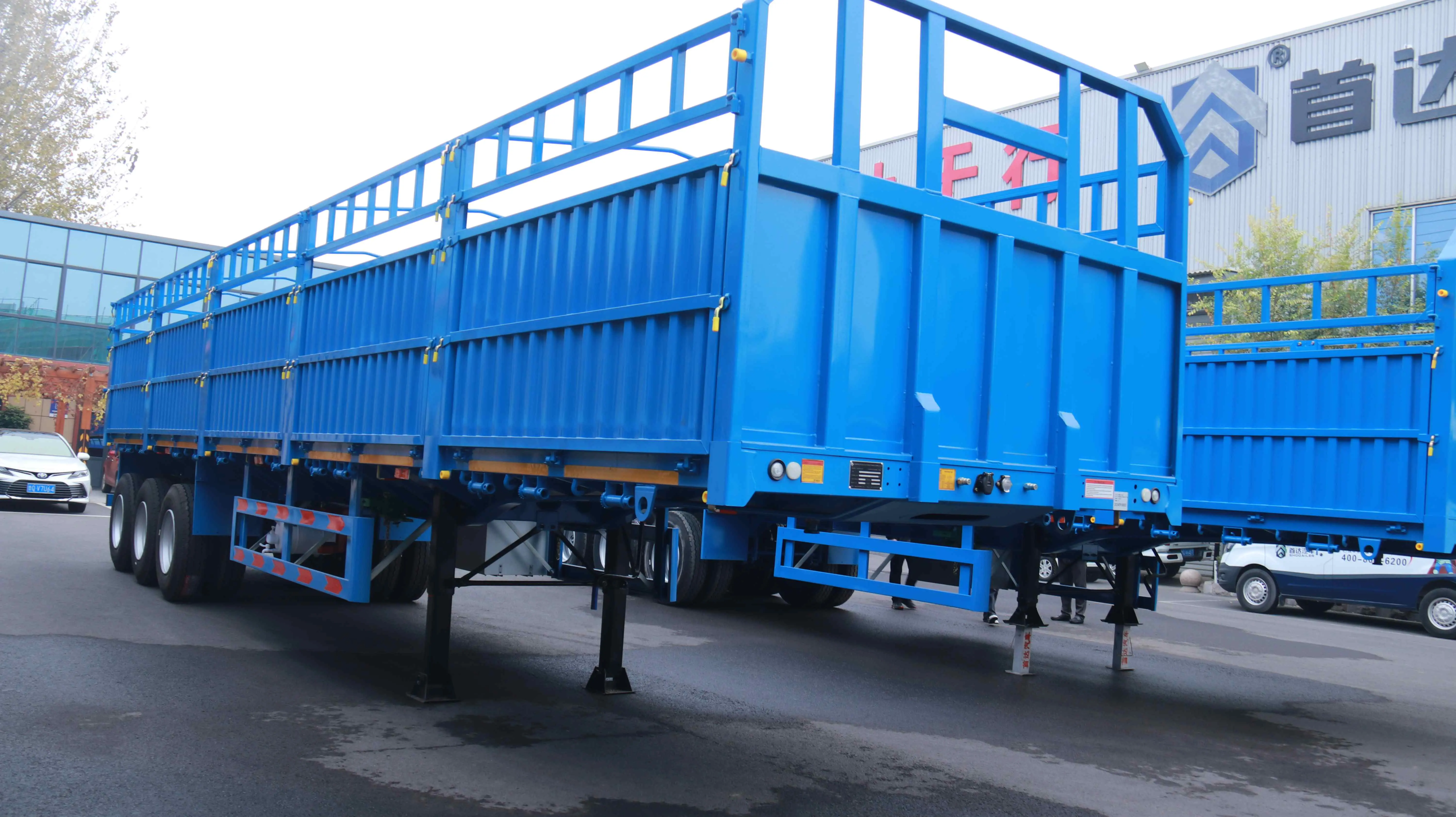 Heavy-Duty Fence Semi Trailer