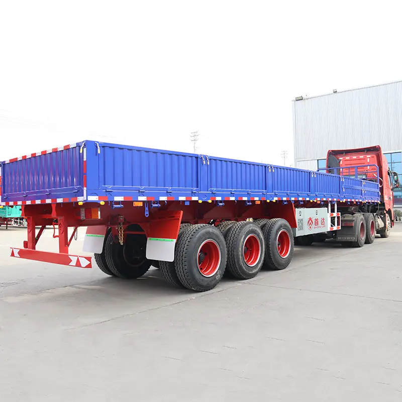 Transporting Grain Goods Cargo Semi Trailer