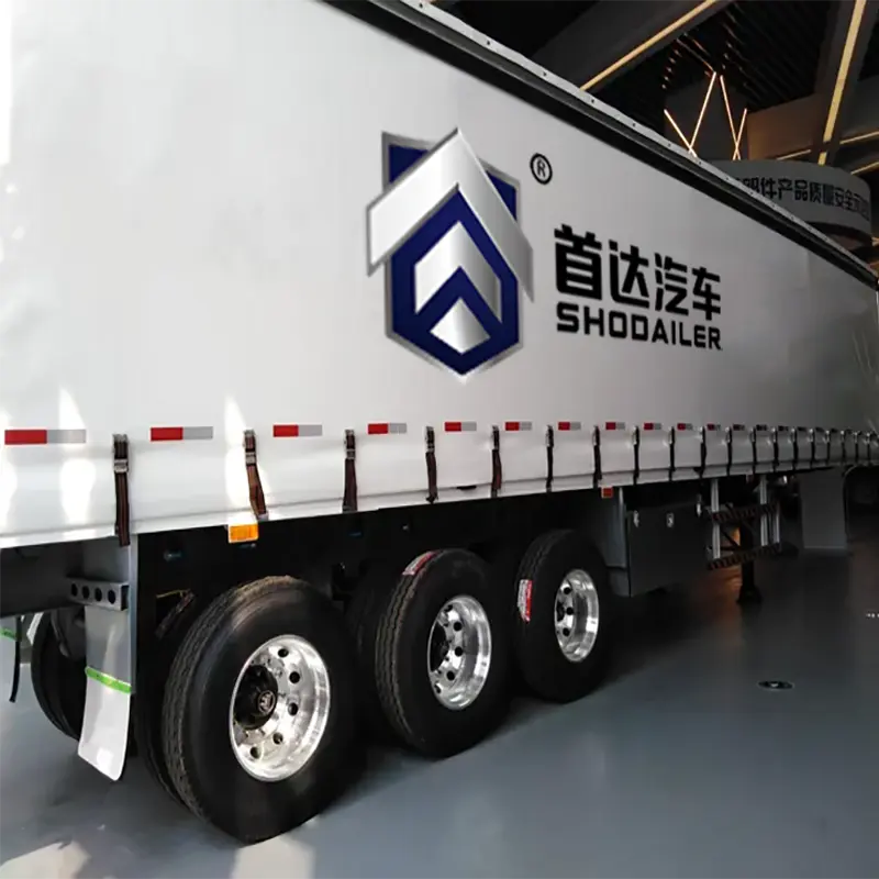China Highly durable side curtain semi trailer Factory, SKD