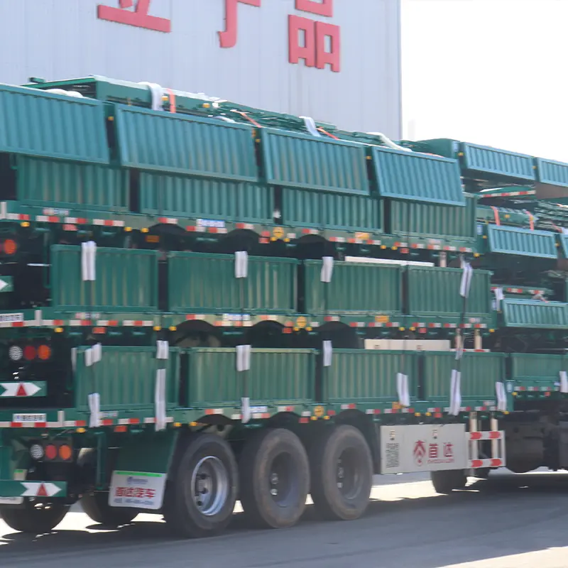 China Reinforced fence type semi-trailer with increased height Factory, CKD