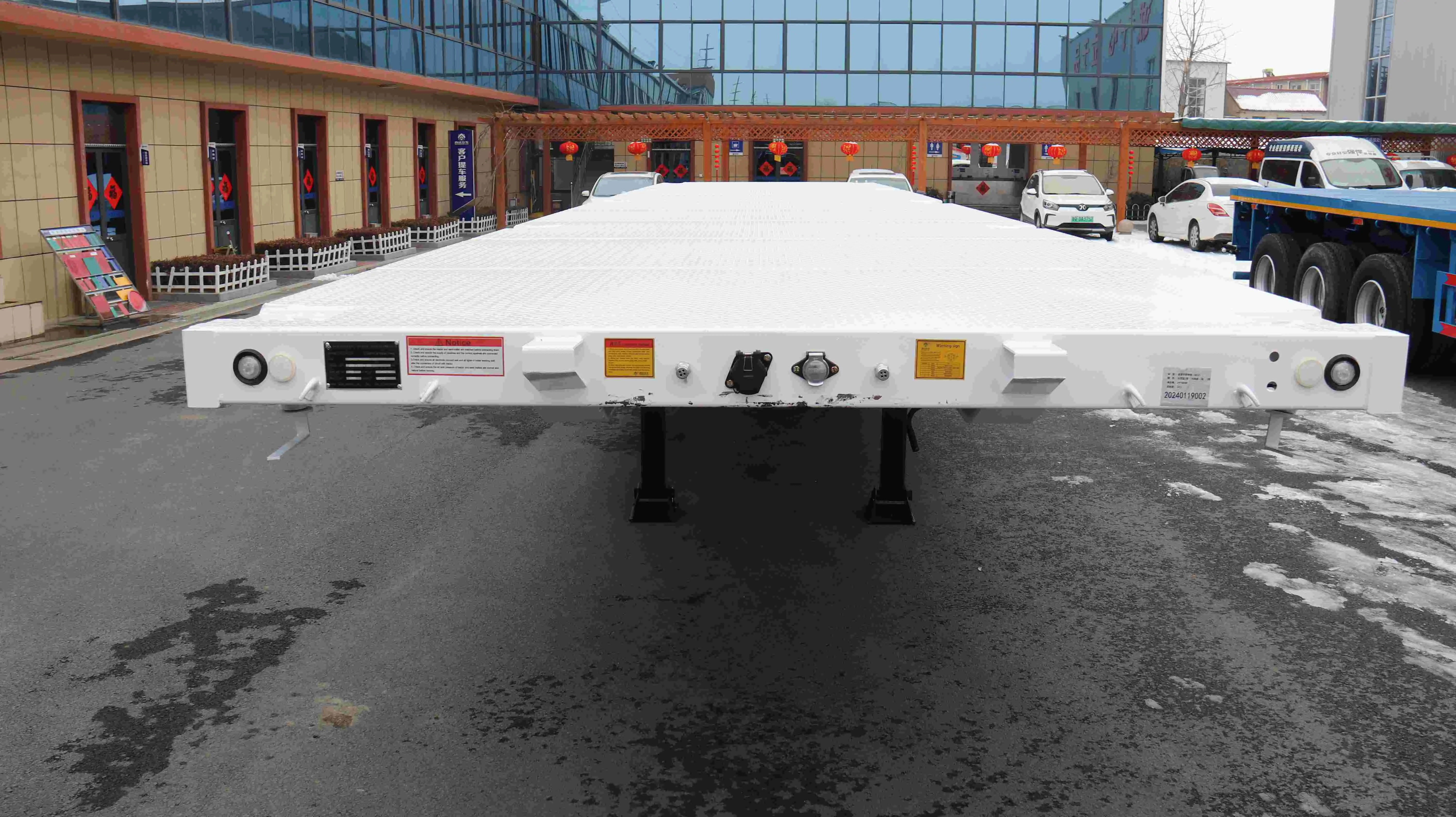 SHODAILER New Syle 40Ft Flatbed Semi Trailer Suppliers, SKD