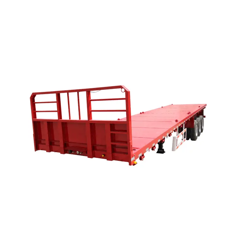 China Efficient Transport Partner! Flatbed Semi-Trailer for Heavy Cargo Challenges SKD, CKD