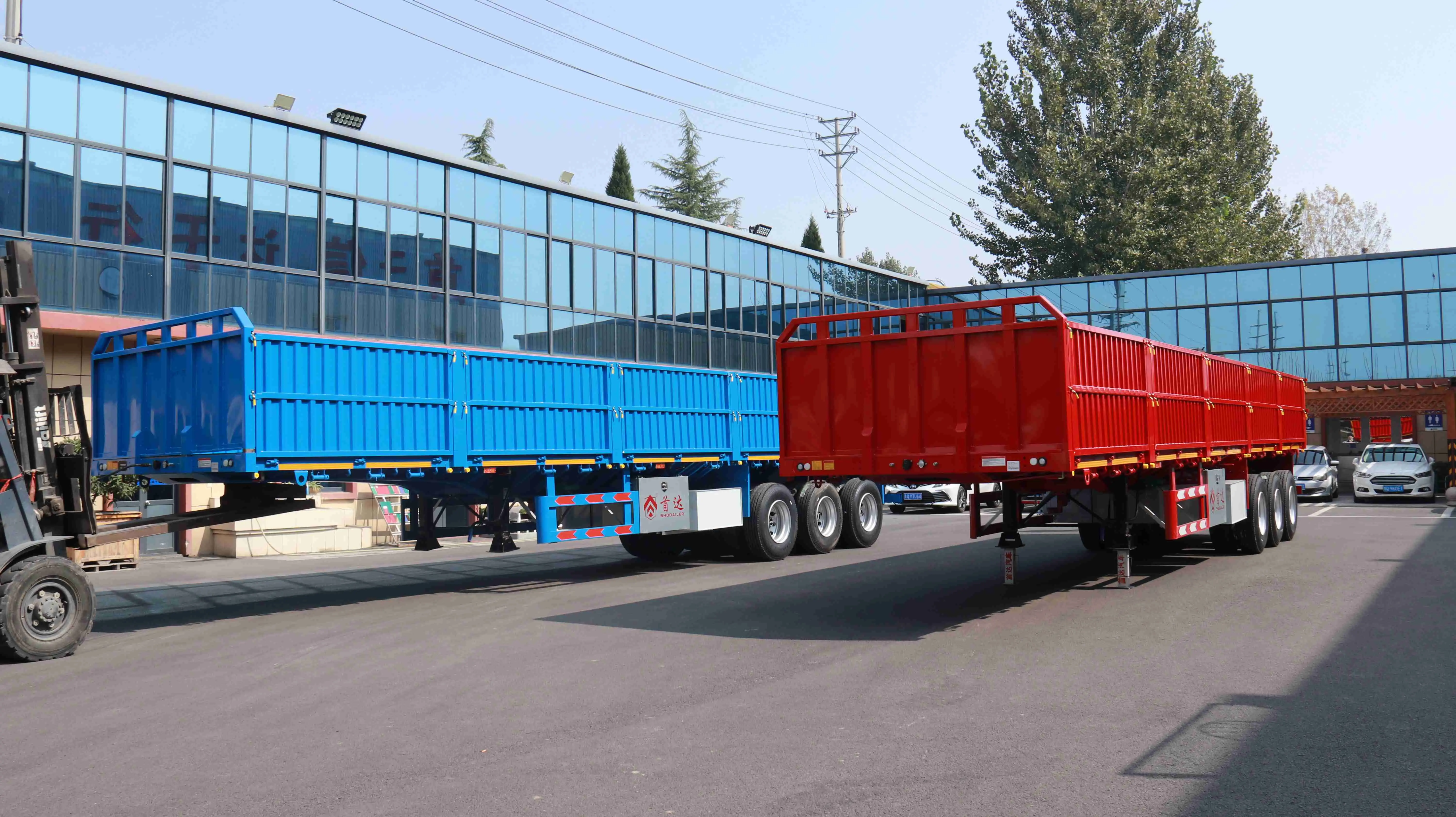 African Side wall type semi trailer order
