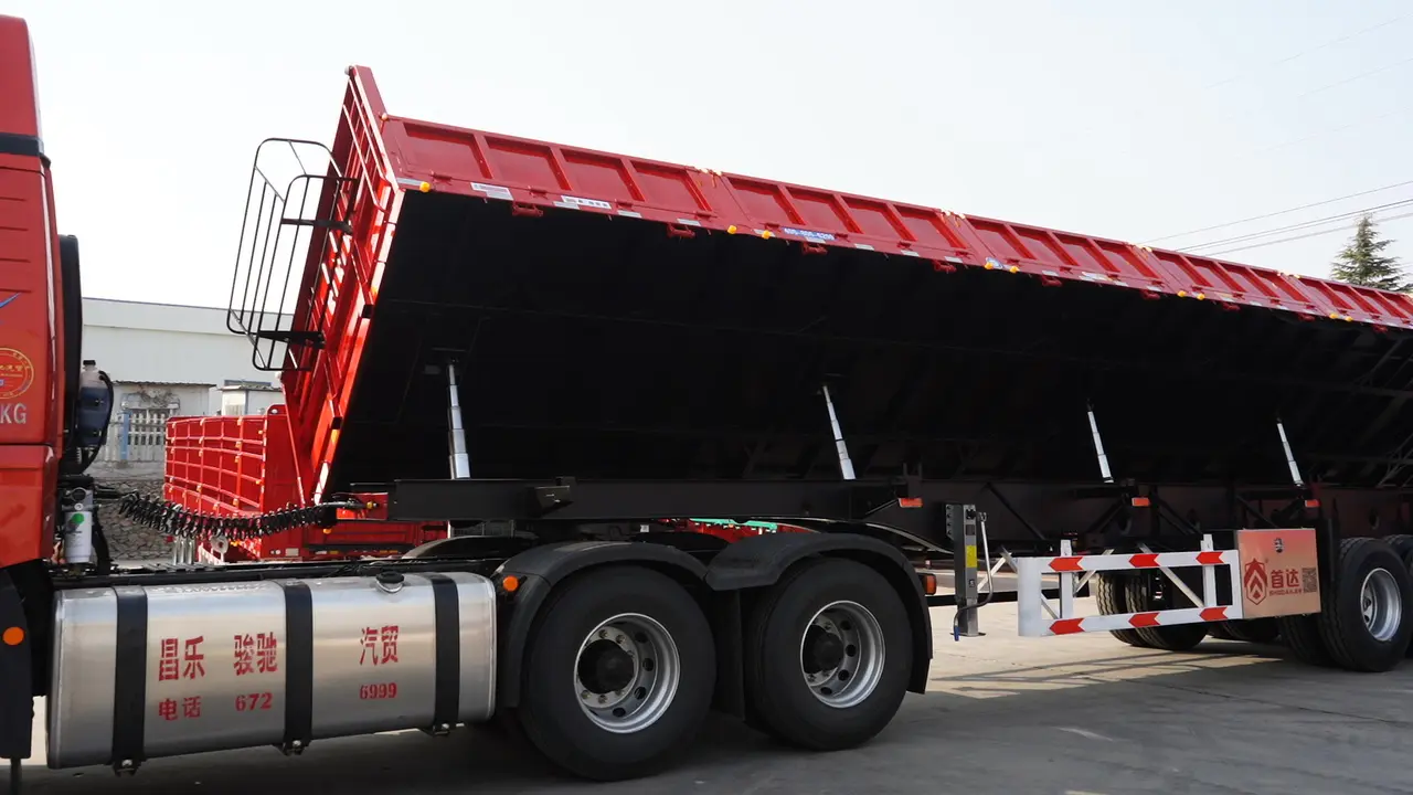 High-Quality Philippine Side Dump Semi Trailer Order Factories, SKD