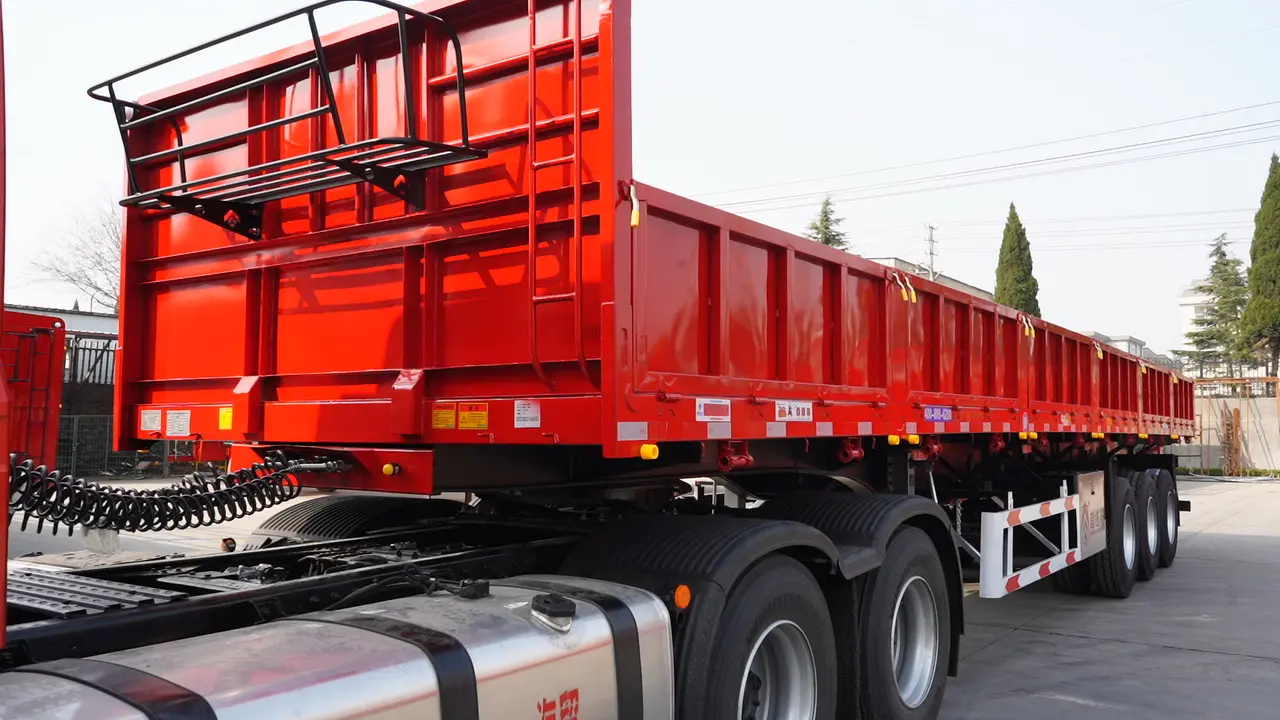 High-Quality Philippine Side Dump Semi Trailer Order Factories, SKD