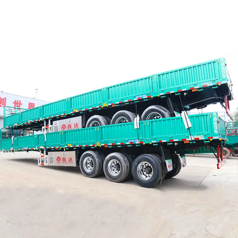 Side Wall Cargo Semi Trailer View 2