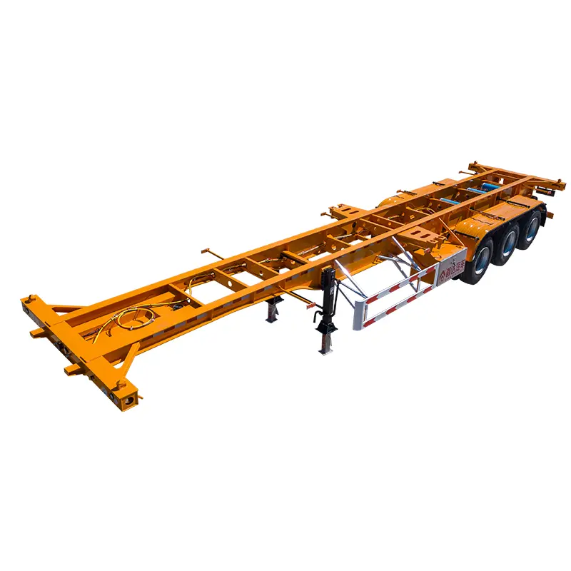 Skeleton semi trailer detail 3