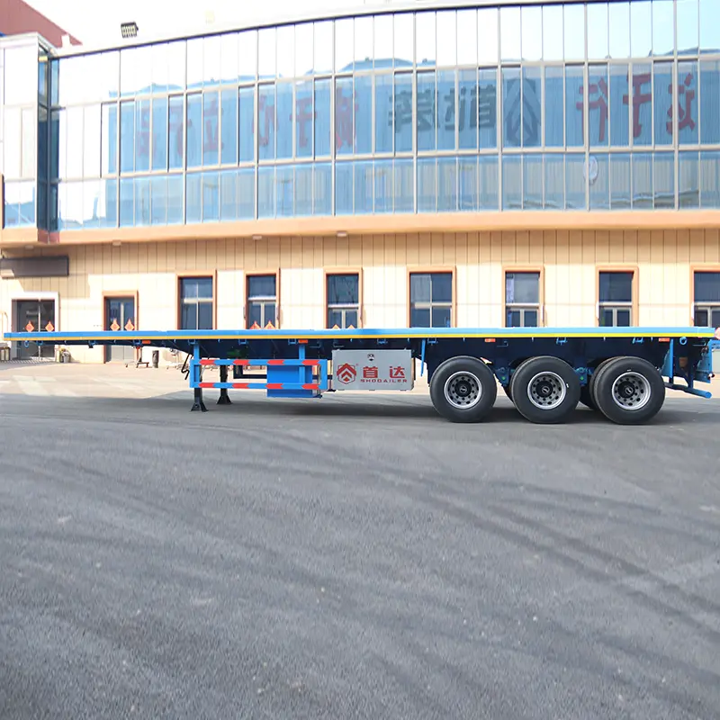 SHODAILER Anti Slip Flatbed Semi-Trailer - Secure Your Cargo Supplier, CKD
