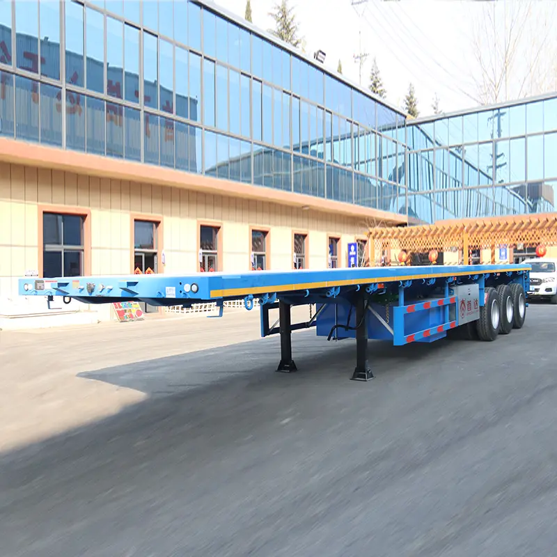 SHODAILER Anti Slip Flatbed Semi-Trailer - Secure Your Cargo Supplier, CKD