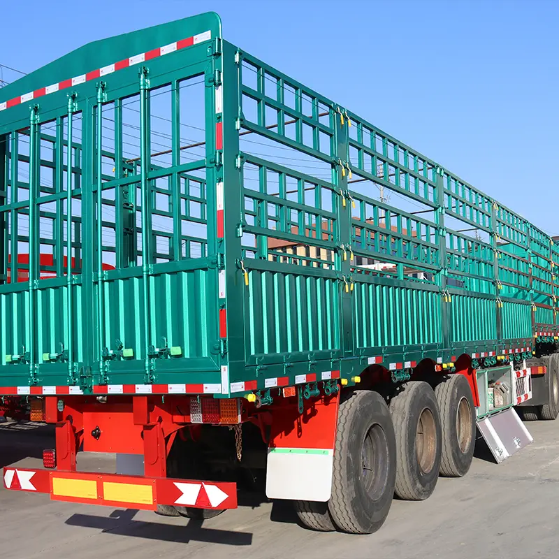 China Reinforced fence type semi-trailer with increased height Factory, CKD