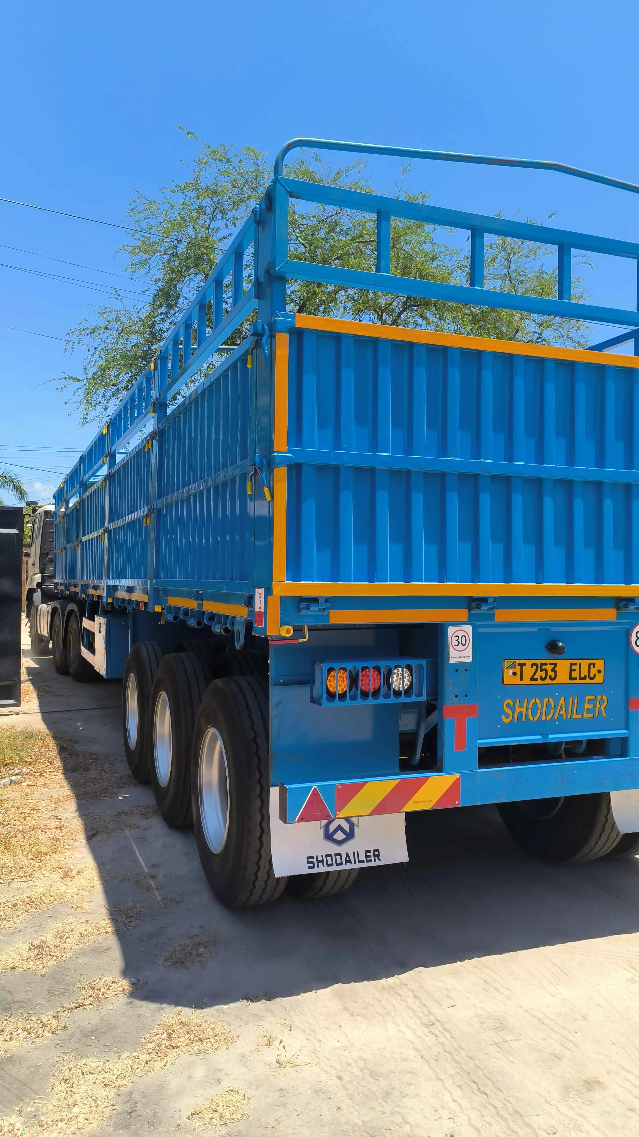 SHODAILER Low-Maintenance Fence Semi Trailer Suppliers, CKD