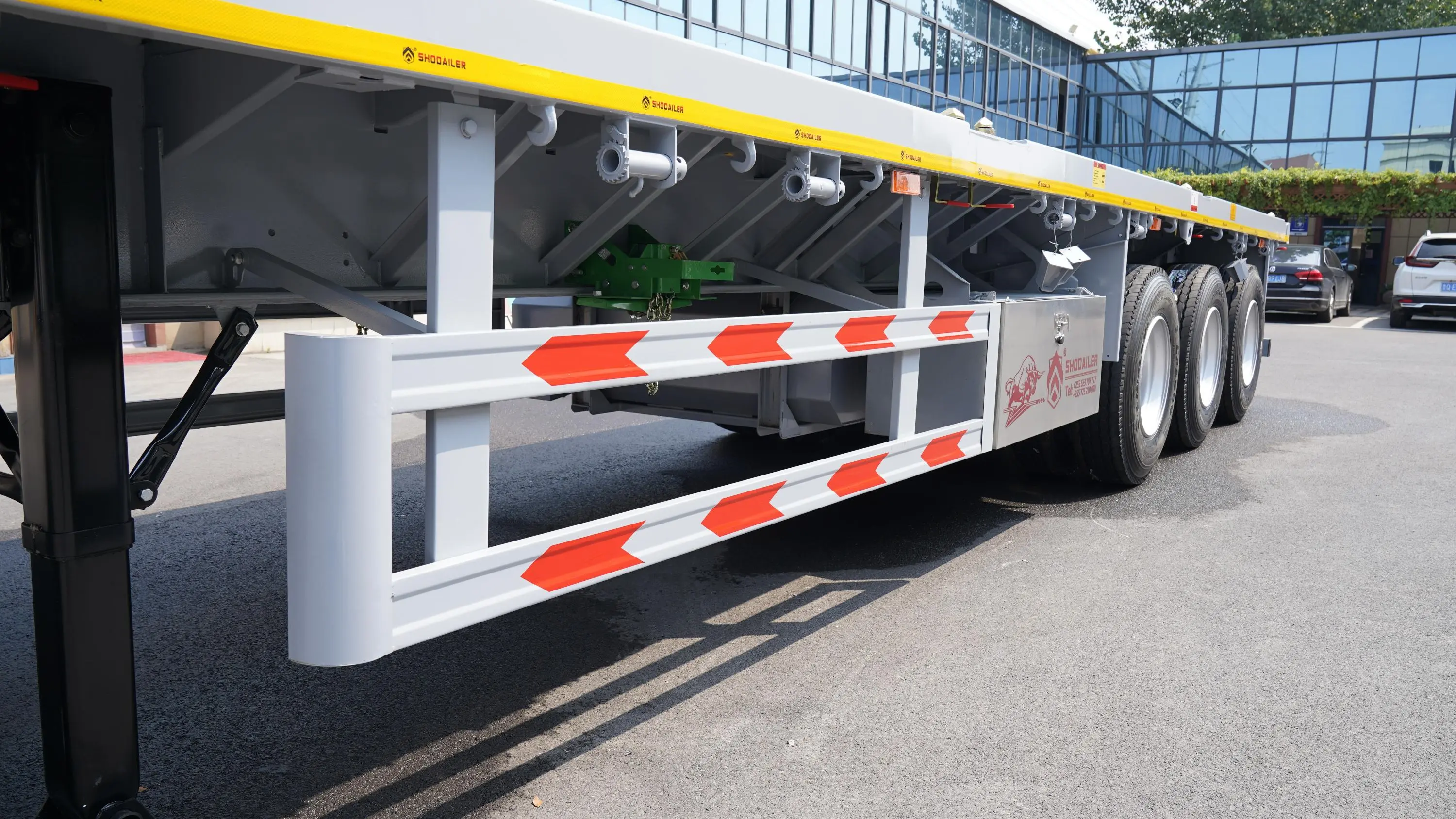 High-Quality Lightweight Design Flatbed Semi-Trailer - Equipped with Aluminum Alloy Components, 15% Weight Reduction Without Load Loss, Lower Fuel Consumption Suppliers, SKD
