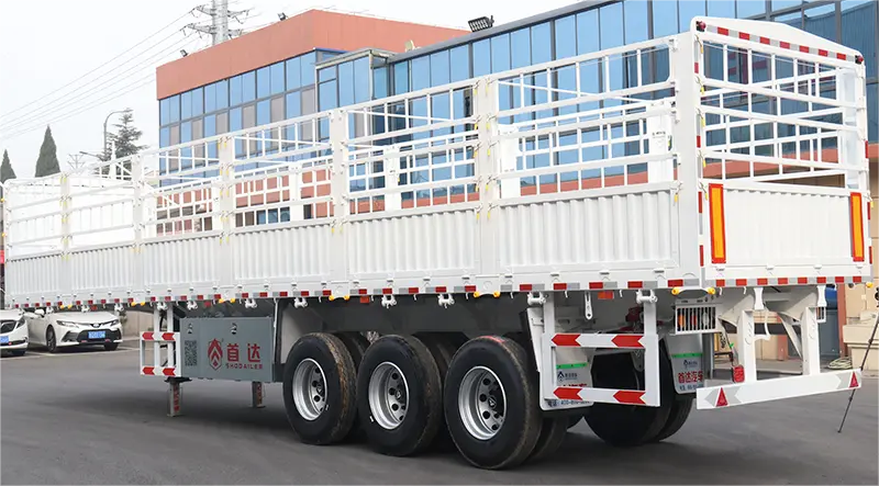 High-Quality Fence Type Semi Trailer used for transporting crops Factory, Factories