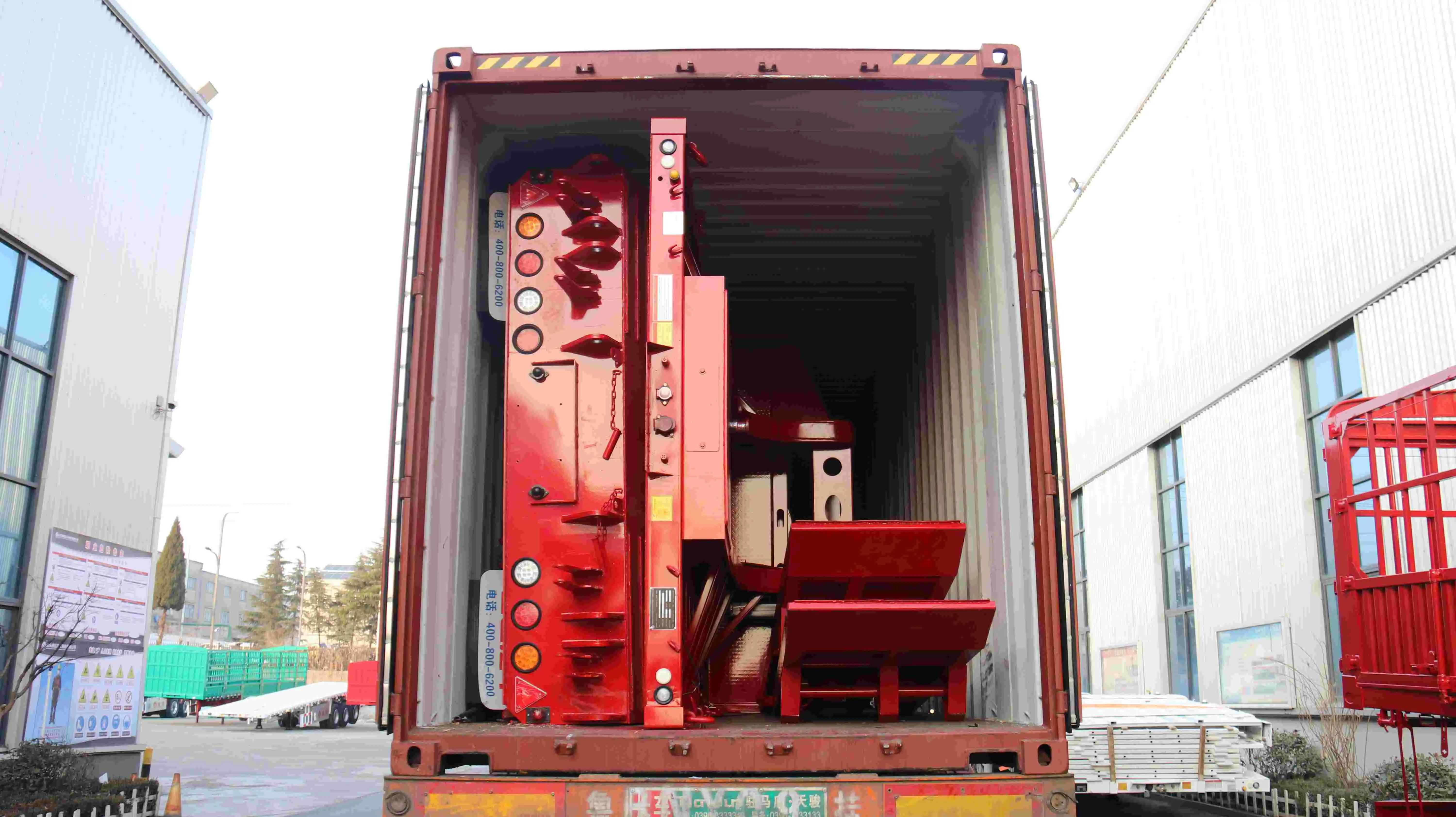 Second skeleton semi trailer