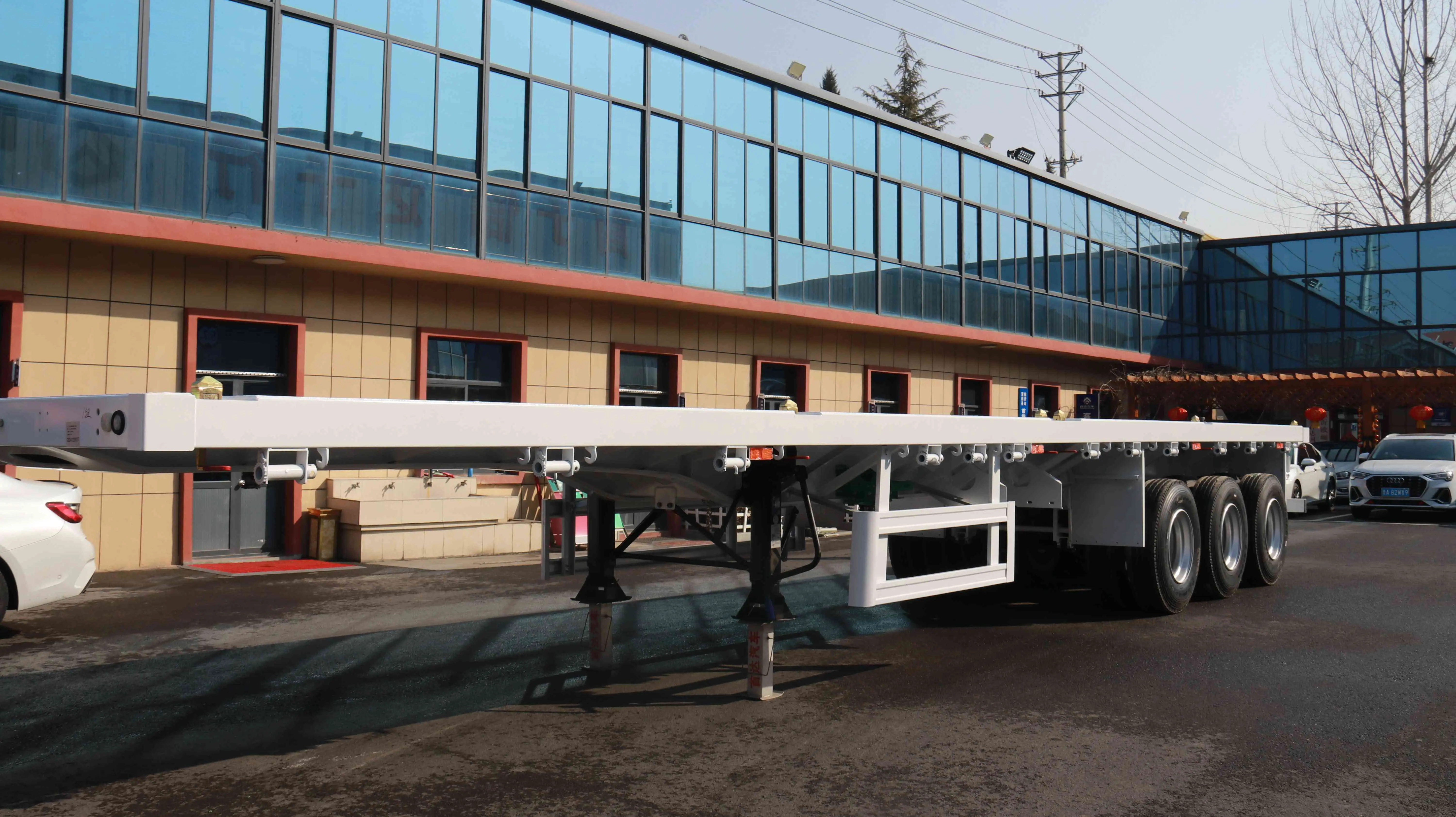 High-Quality flatbed semi trailer order SKD, CKD