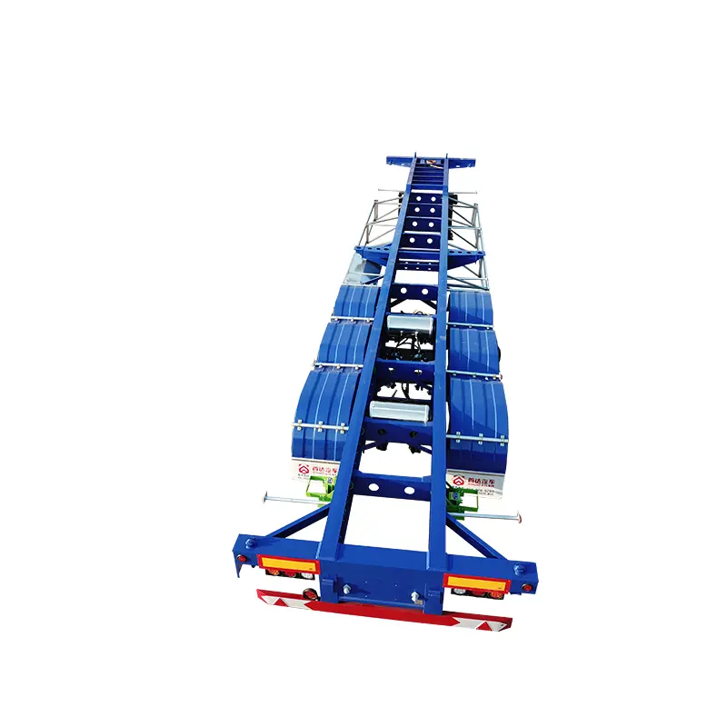 High-Quality 3 Axle Carrier Container Skeleton Semi Trailer-1 Manufacturer, Factories