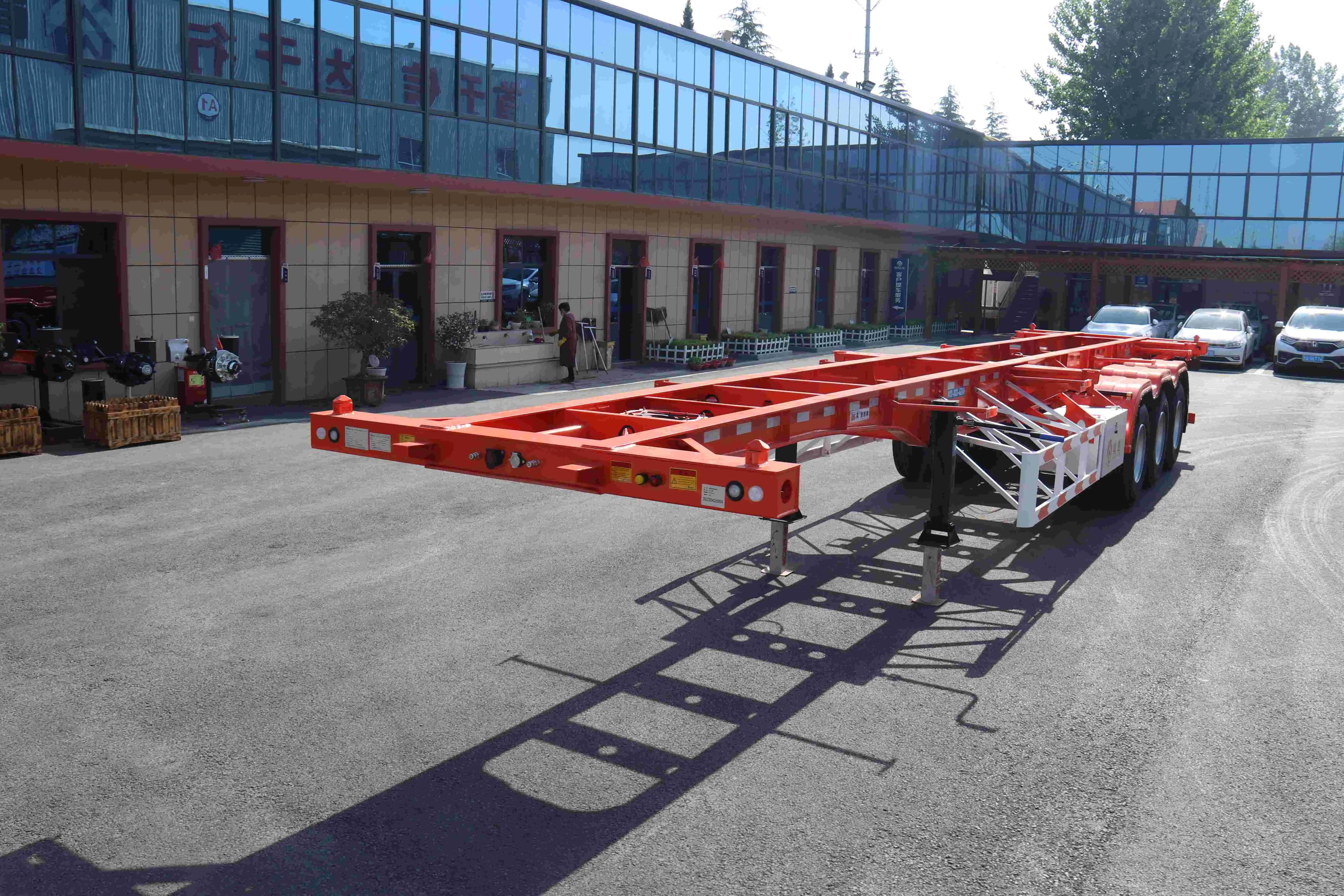 High-Quality Skeleton Semi Trailer Made Of High-strength Steel Manufacturer, Factory