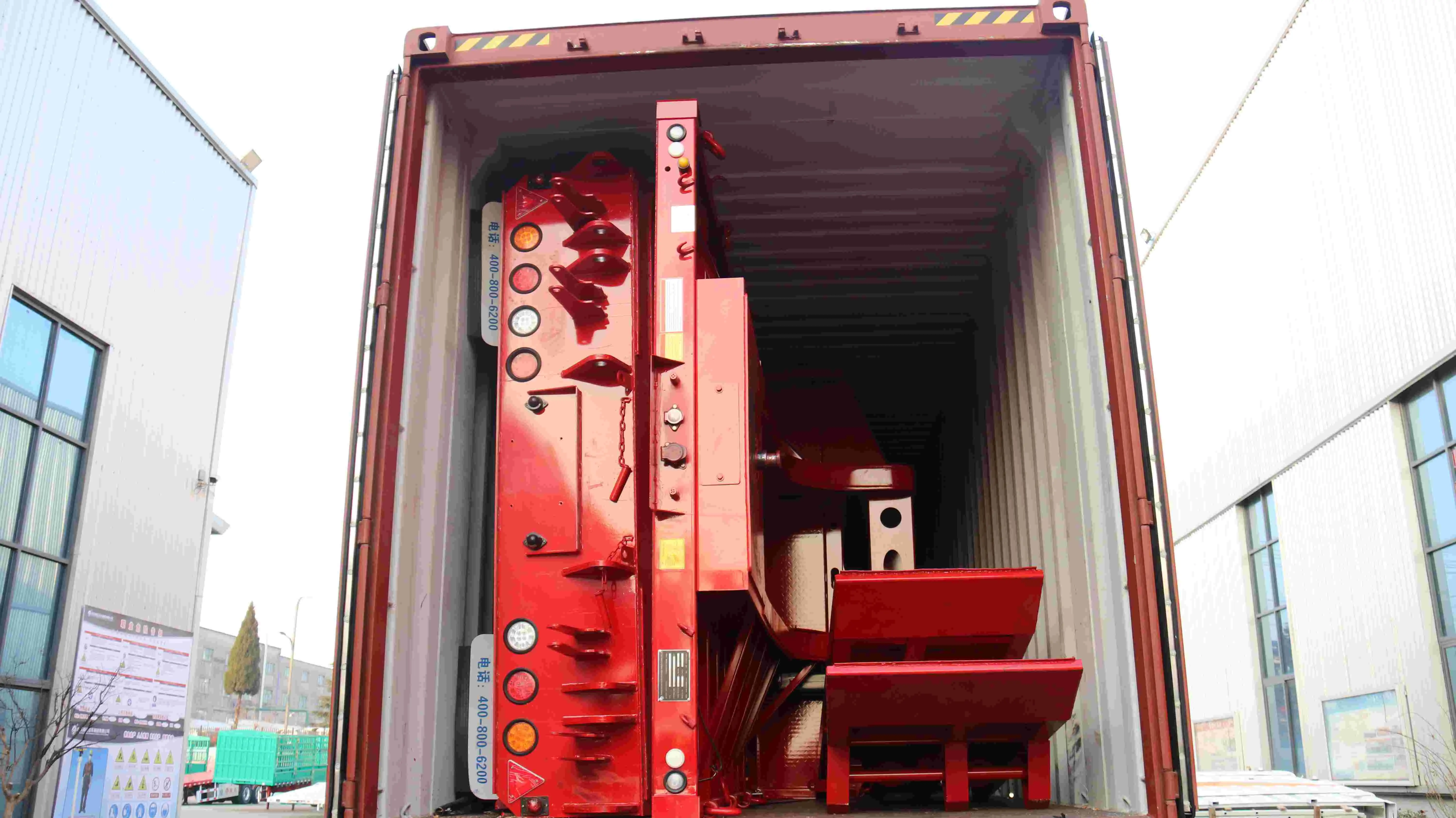 High-Quality The second skeleton semi trailer is sent to the Philippines! Manufacturer, Supplier