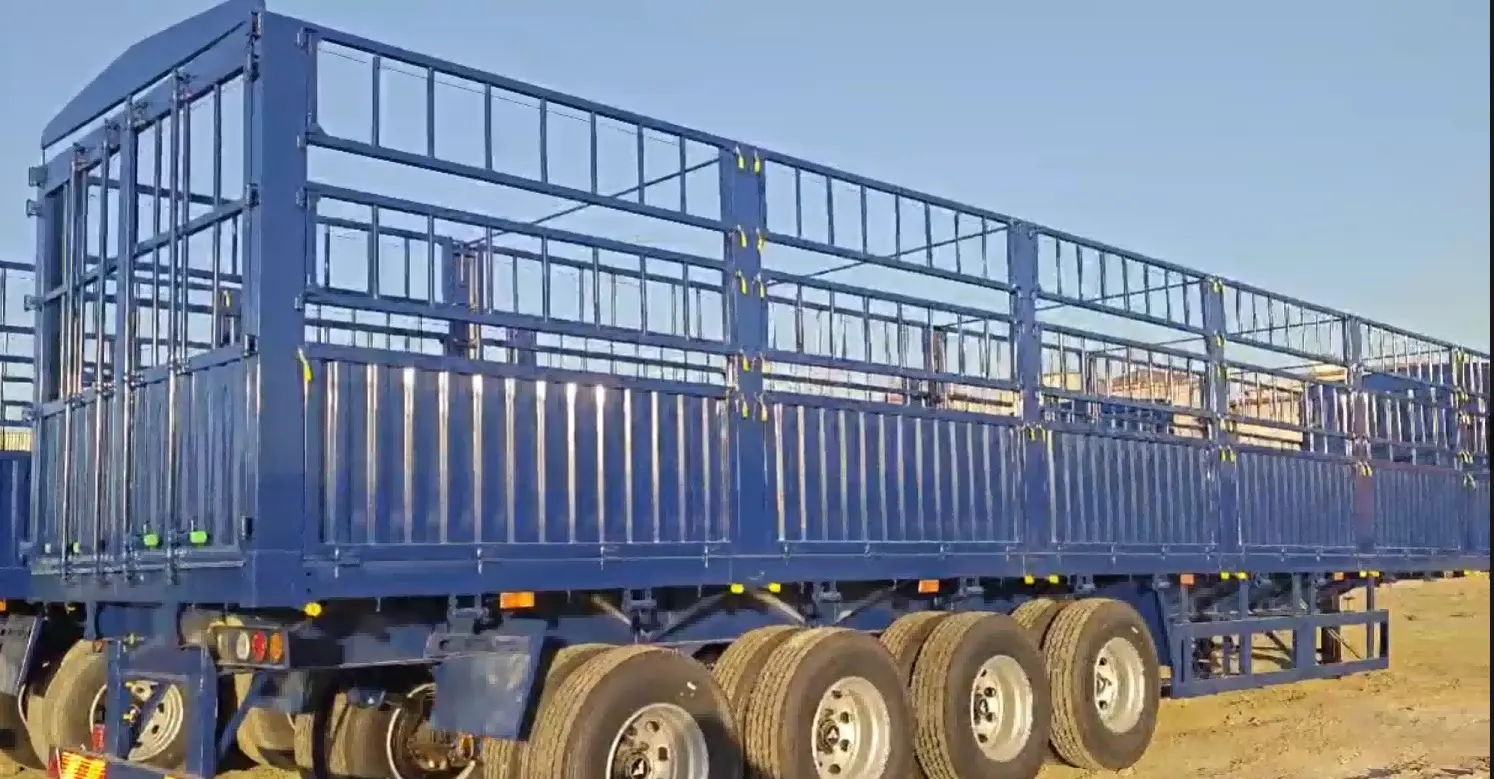 Fence Semi Trailer Made Of Strong Steel