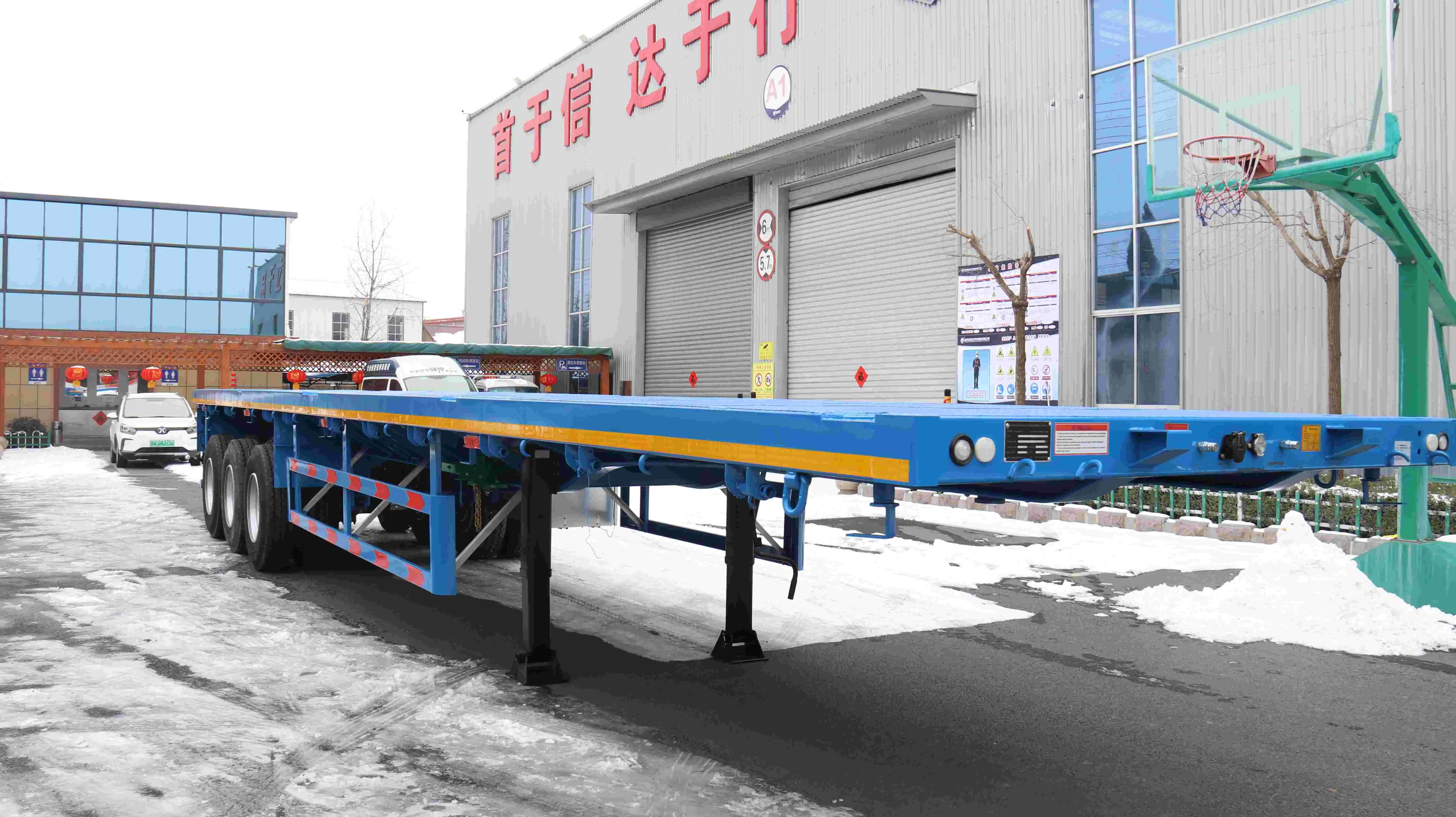 High-Quality High Durable 40 FT Flatbed Semi Trailer Manufacturer, Suppliers