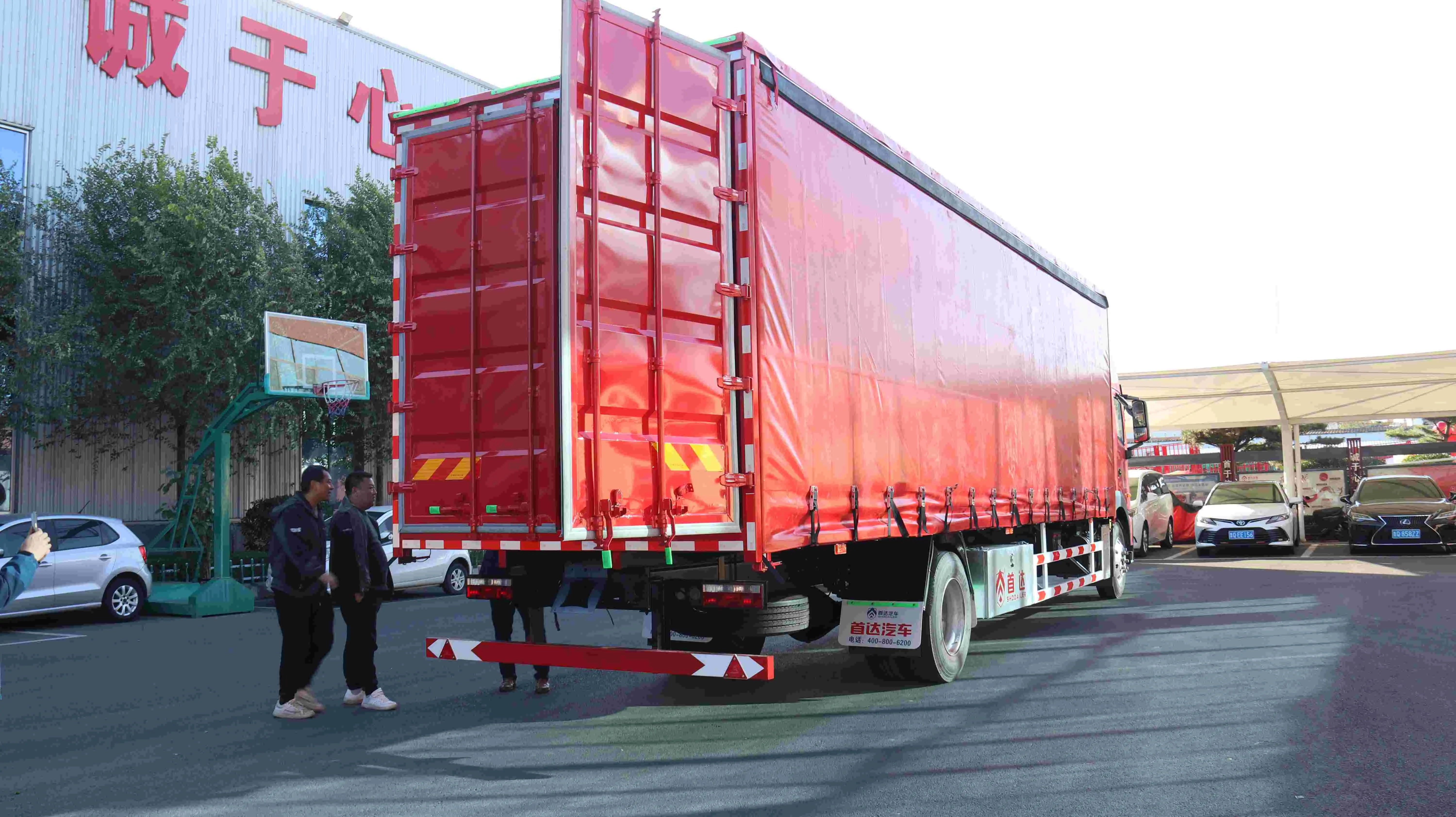 SHODAILER Tautliner Curtains Trailer Supplier, CKD