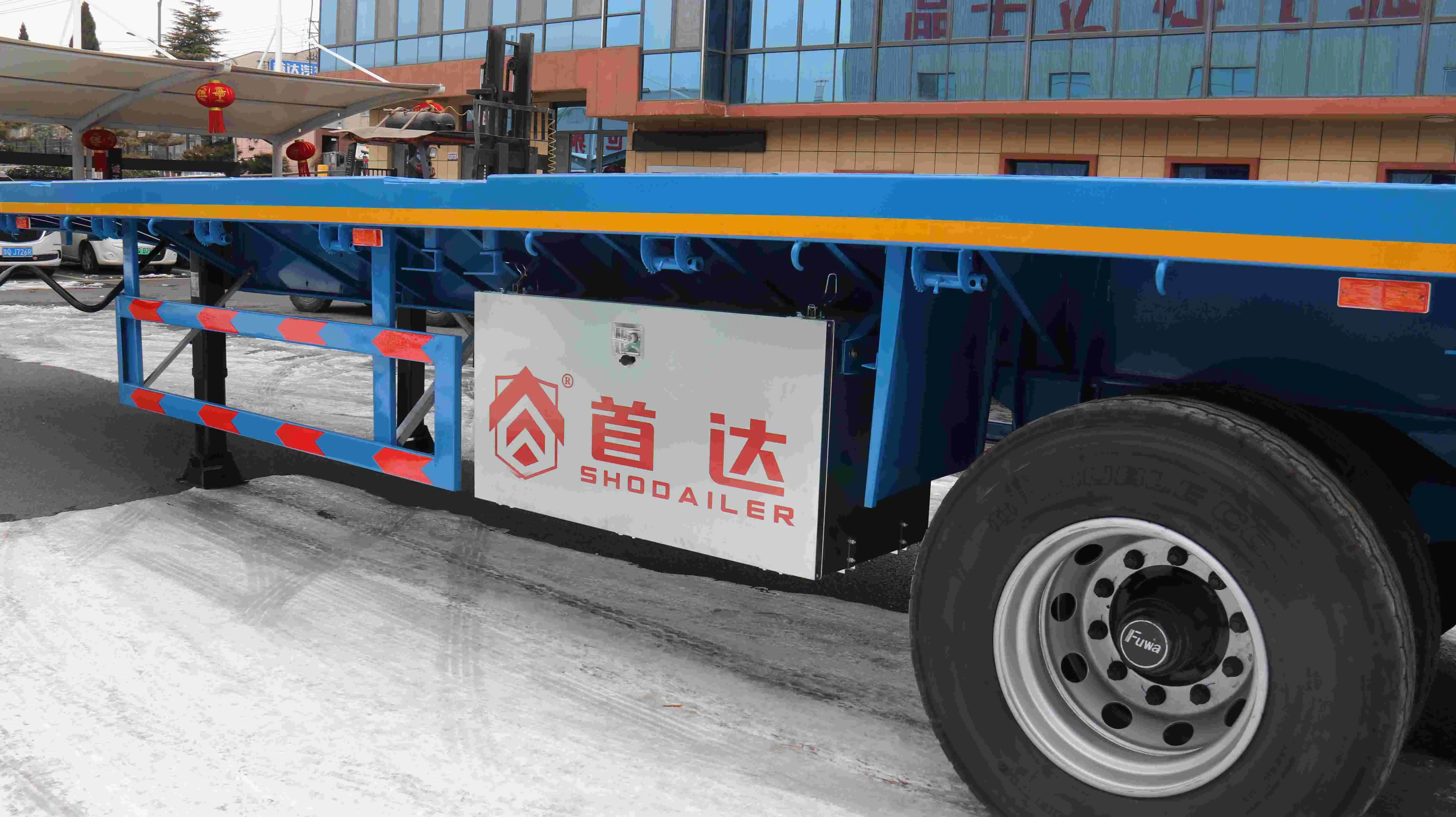 High-Quality Tanzania 40 FT Flatbed Semi Trailer Order Manufacturers, SKD