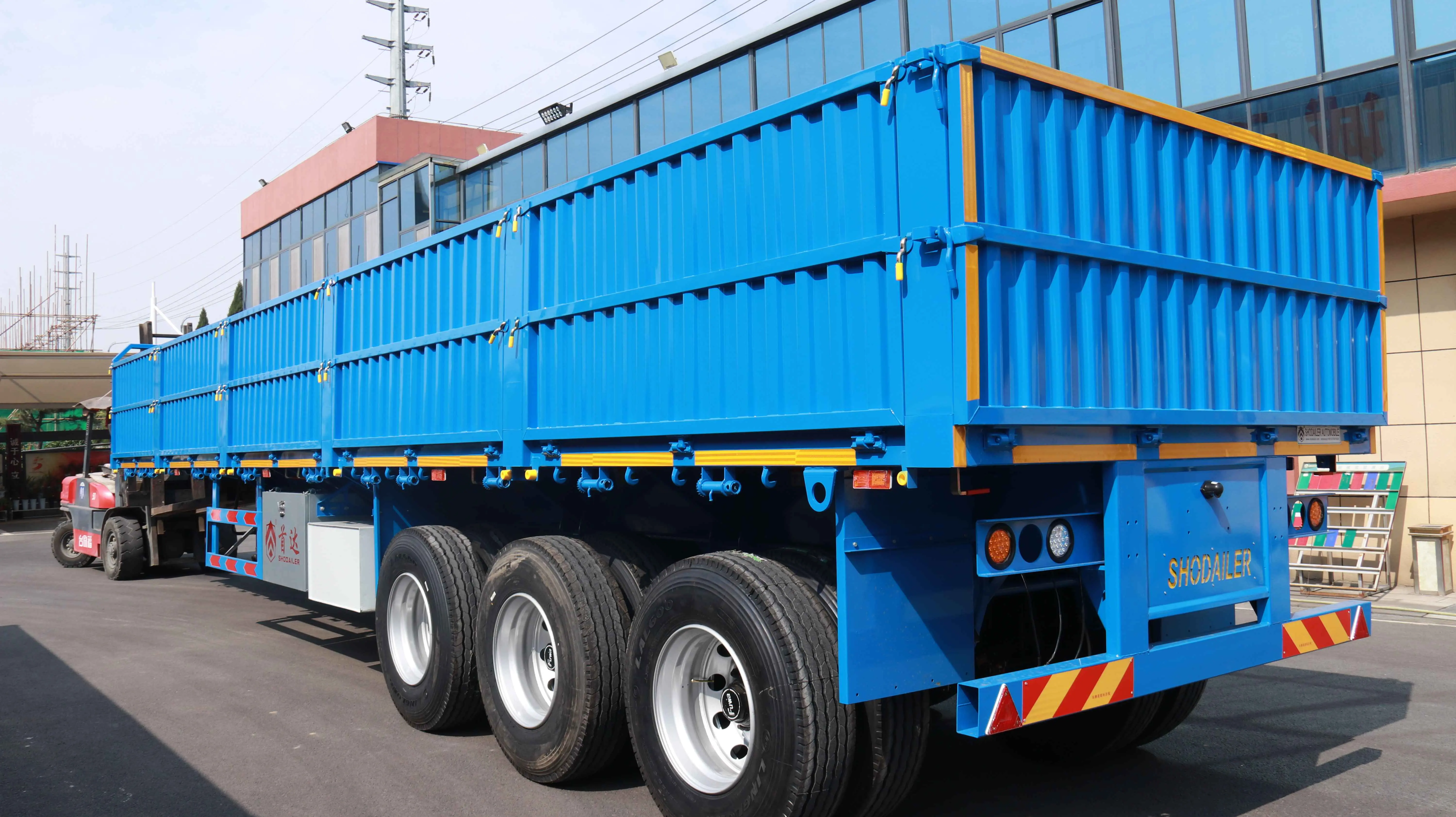 SHODAILER Elevated and thickened Side Wall Cargo Semi Trailer Manufacturer, Factories