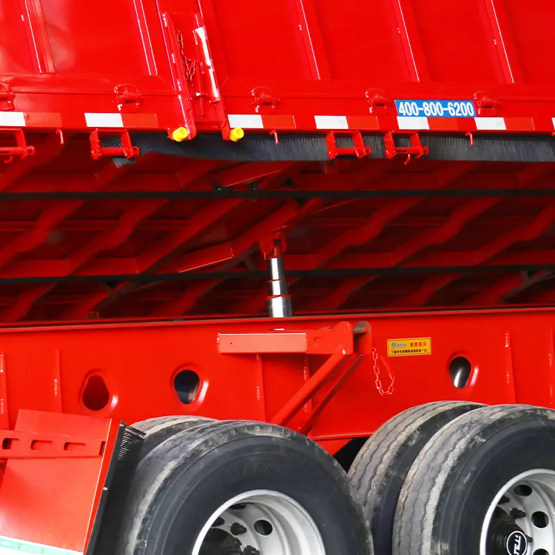 Side Dump Semi Trailer View 1