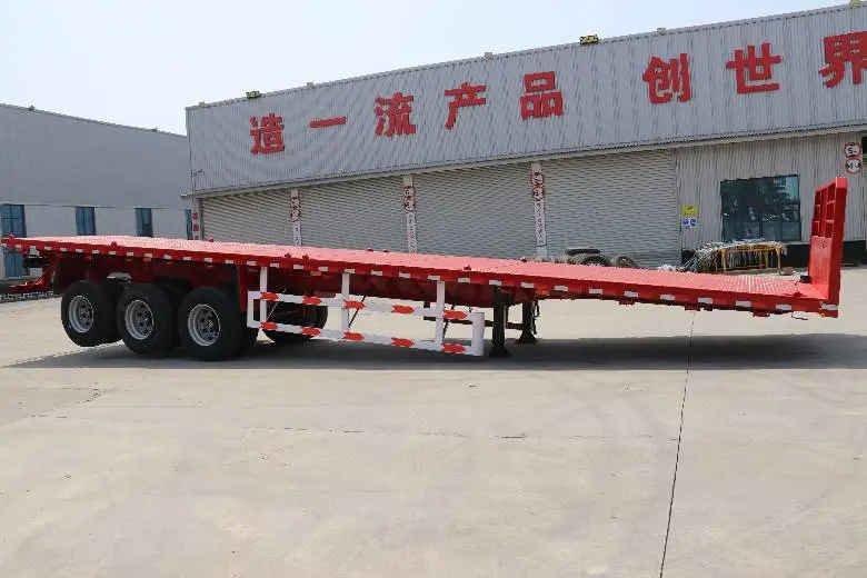 High-Quality High-Strength Steel Flatbed Semi-Trailer Manufacturer, Factories