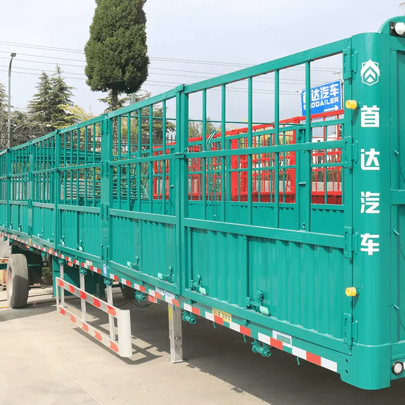 Fence Cargo Semi Trailer Detail 1