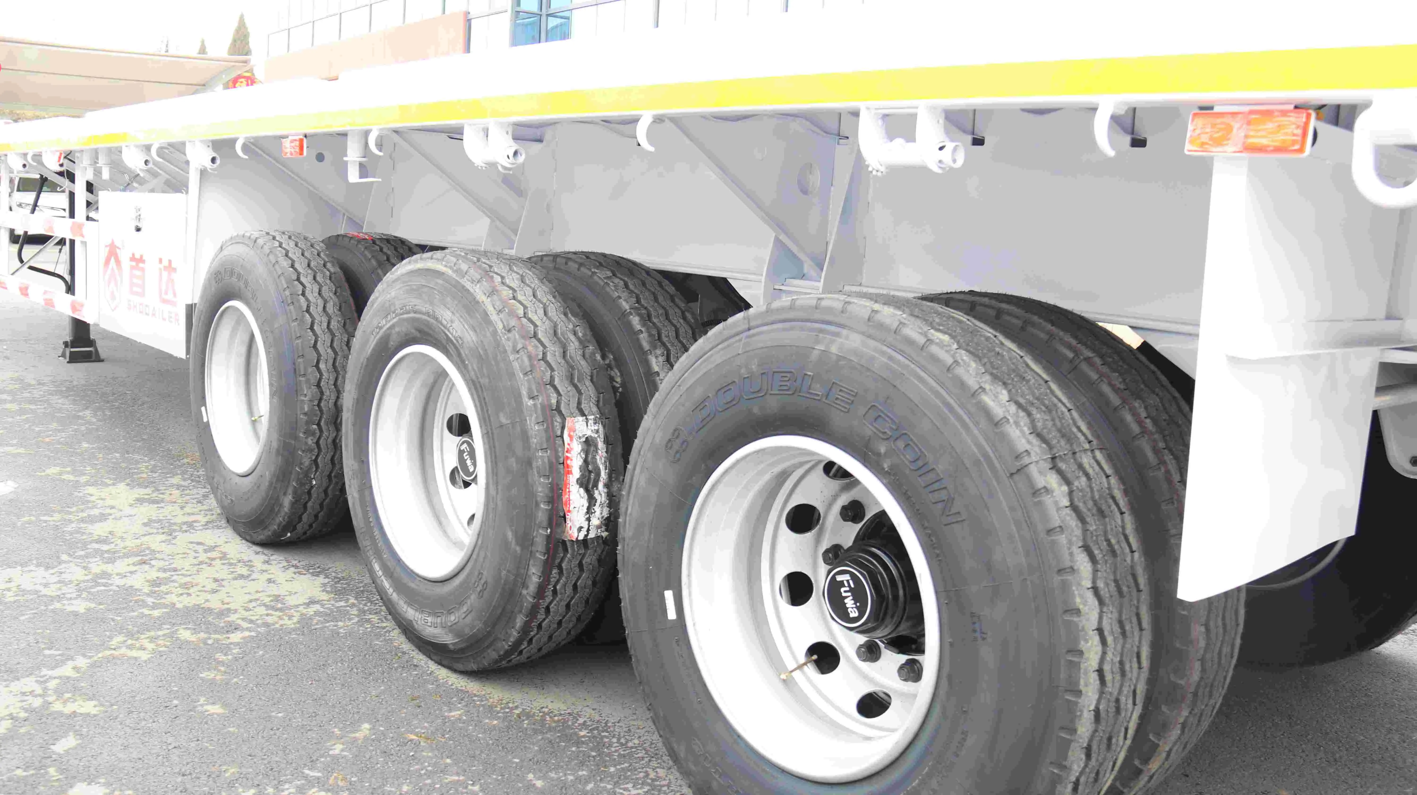 SHODAILER New Syle 40Ft Flatbed Semi Trailer Suppliers, SKD