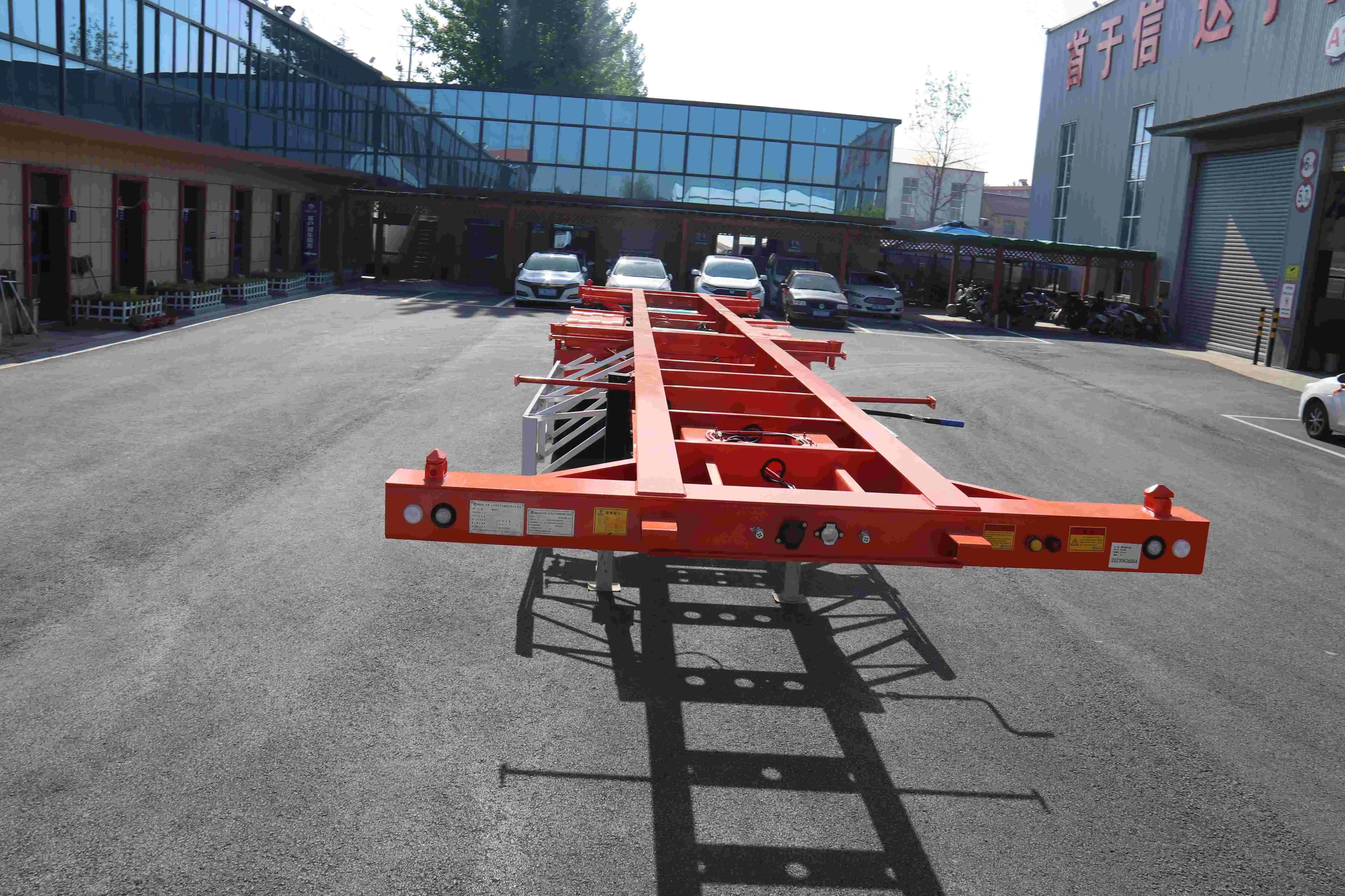 High-Quality Skeleton Semi Trailer Made Of High-strength Steel Manufacturer, Factory