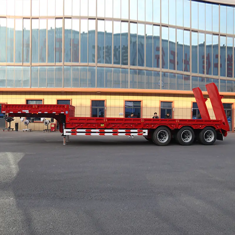 Lowbed Semi Trailer Car Transporter