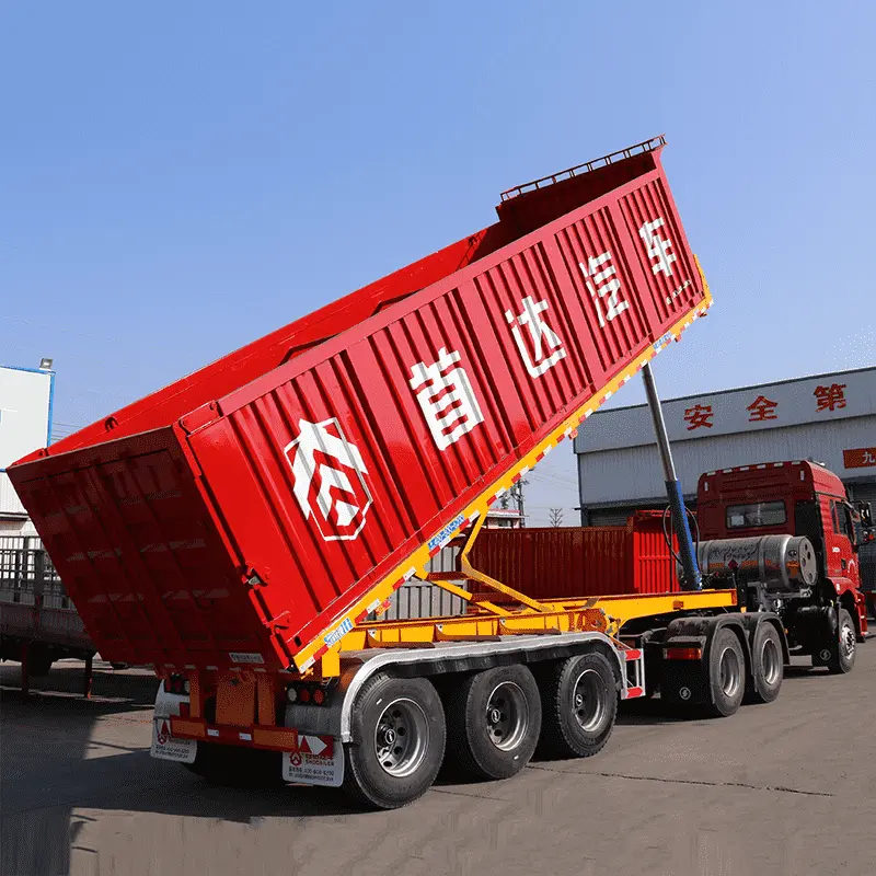 High-Quality Powerful Rear Dump Semi Trailer With Powerful Functions Supplier, CKD