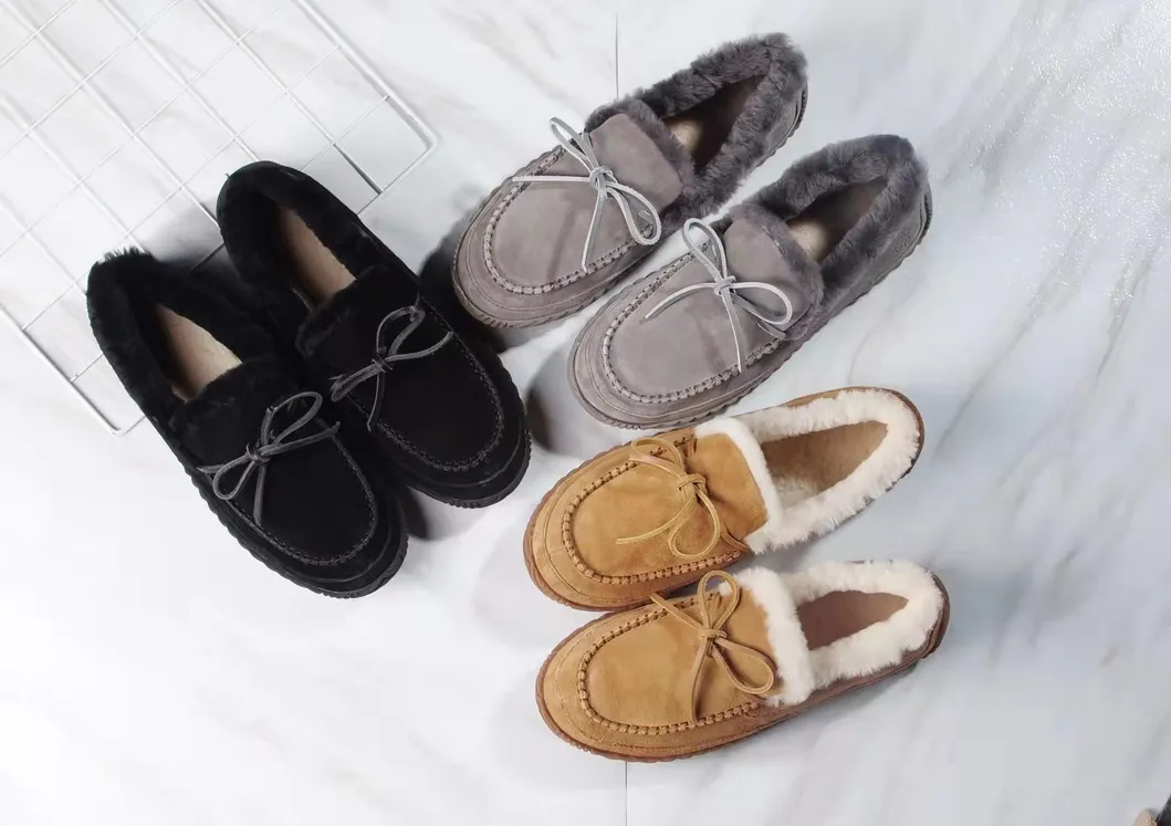Real Leather Moccasins - Comfort