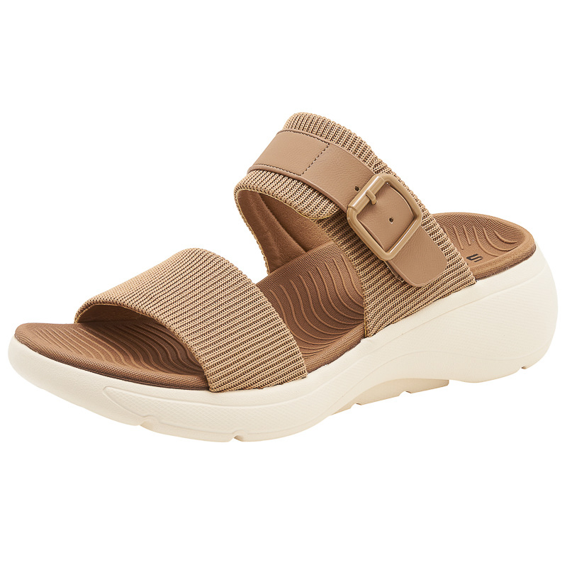 Women's Summer Slippers Thick Sole Comfortable Beach Sandals Sport Platform Flats
