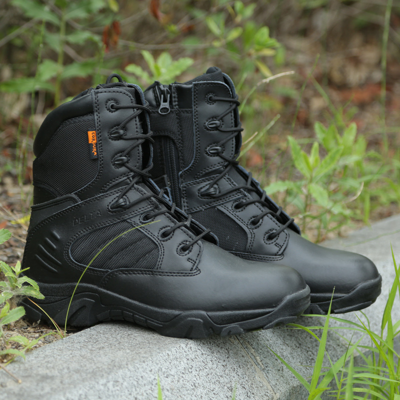 Manufacturer Delta Boots Tactical Hiking Cheap Boots Top Combat High Quality Boot Outdoor Desert Jungle Boot Safety Boot Green Leather Tactical Boot