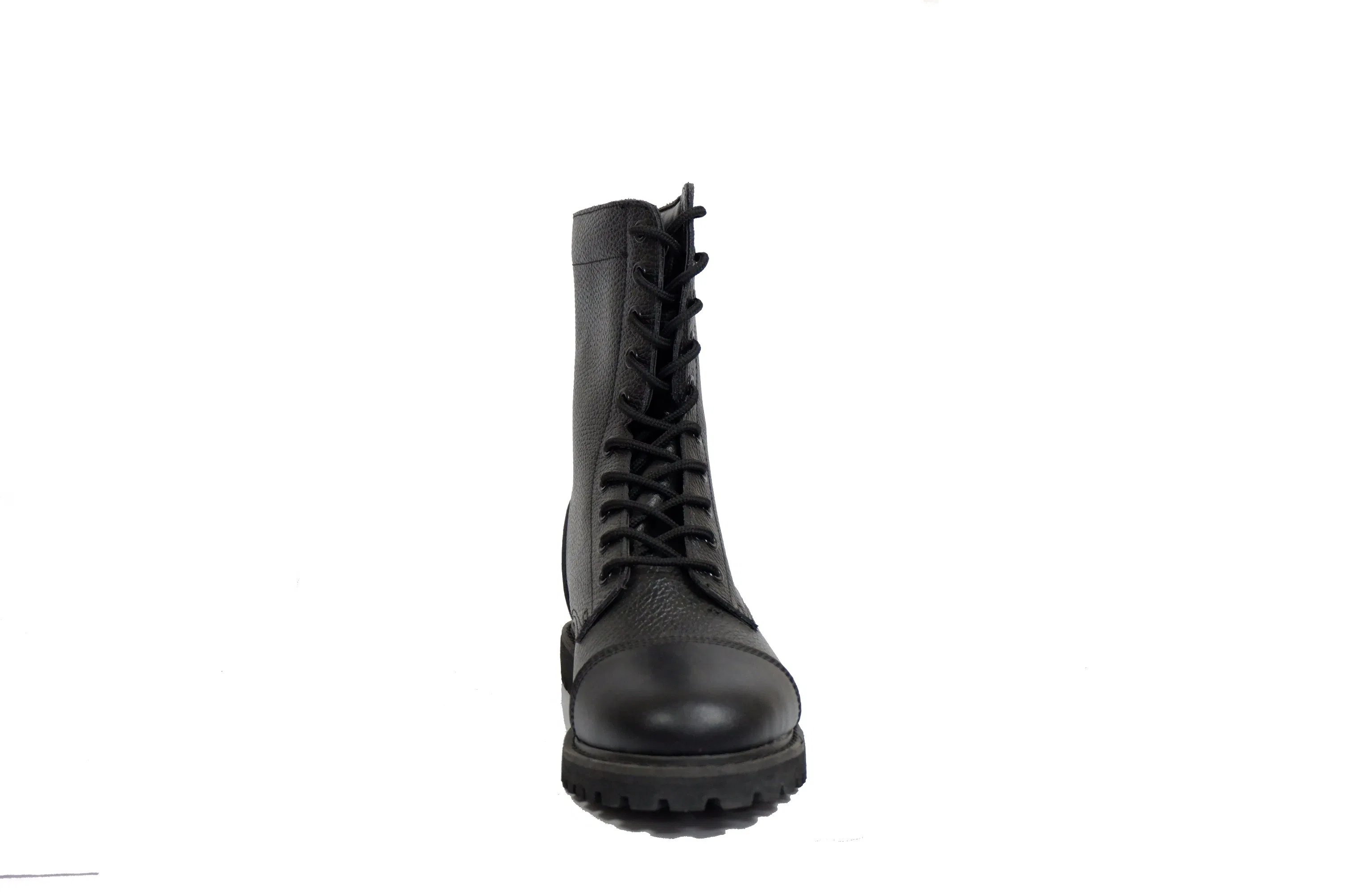 American Tactical Style Boots Black Genuine Leather Hiking Outdoor Fashion Boots