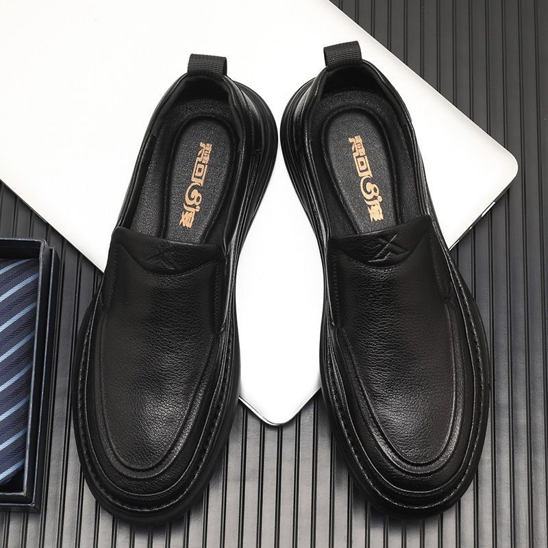 Men's Genuine Leather Casual Loafers with Anti-Slip Soft Sole