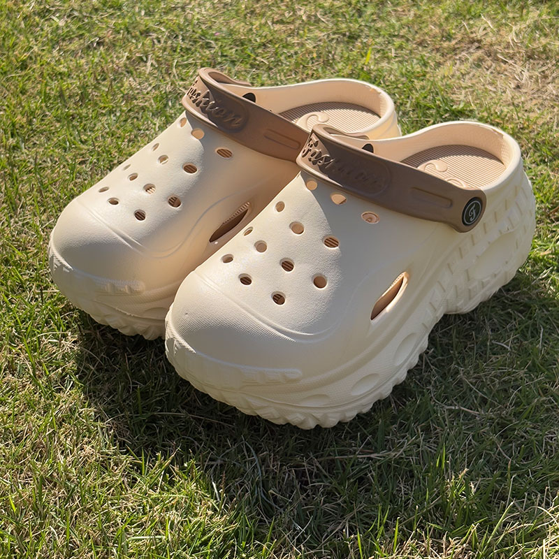 EVA High Platform Clogs Sandals Women Elegant Mules Design Thick Sole Outdoor Lightweight Breathable Height Increasing