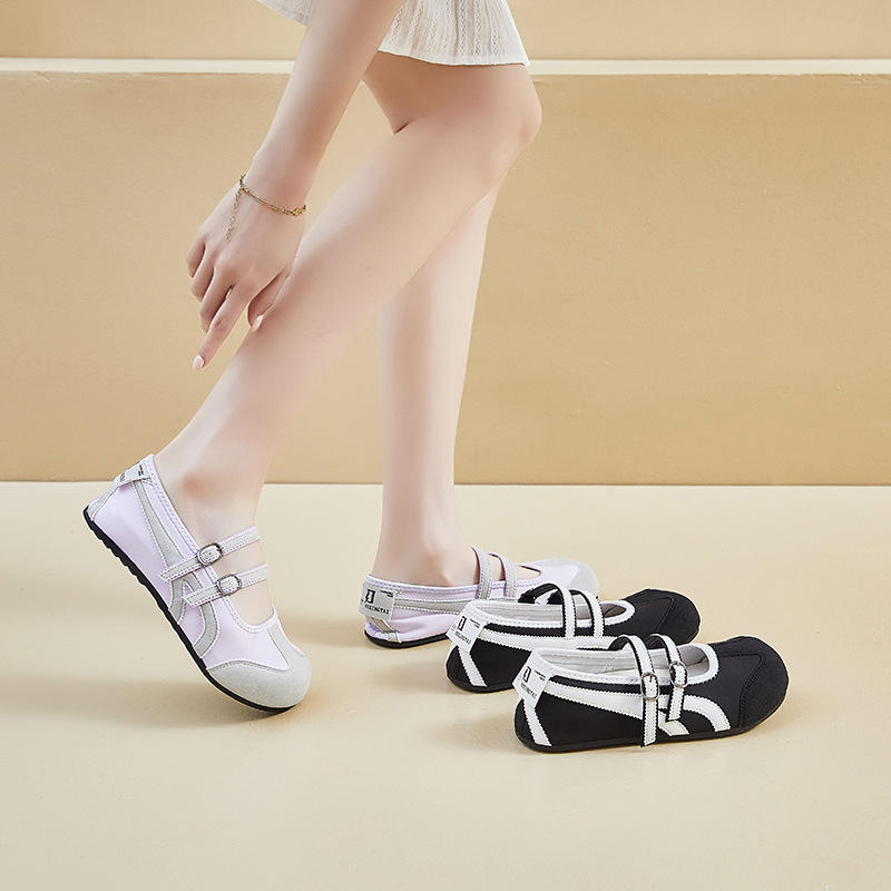 Stylish Summer Mary Jane Flat Loafers for Outdoor Comfort