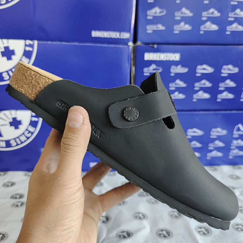 New Arrival: Men's and Women's Thick Sole Birken Style Leather Clog Sandals