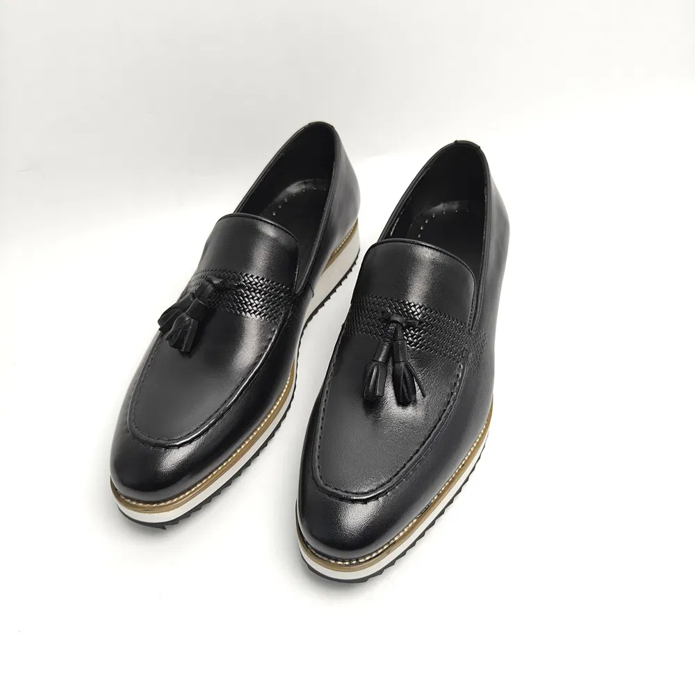 Stylish Men's Genuine Leather Slip-on Business Loafers for All Occasions